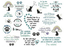 Stickserie - Katzenhimmel